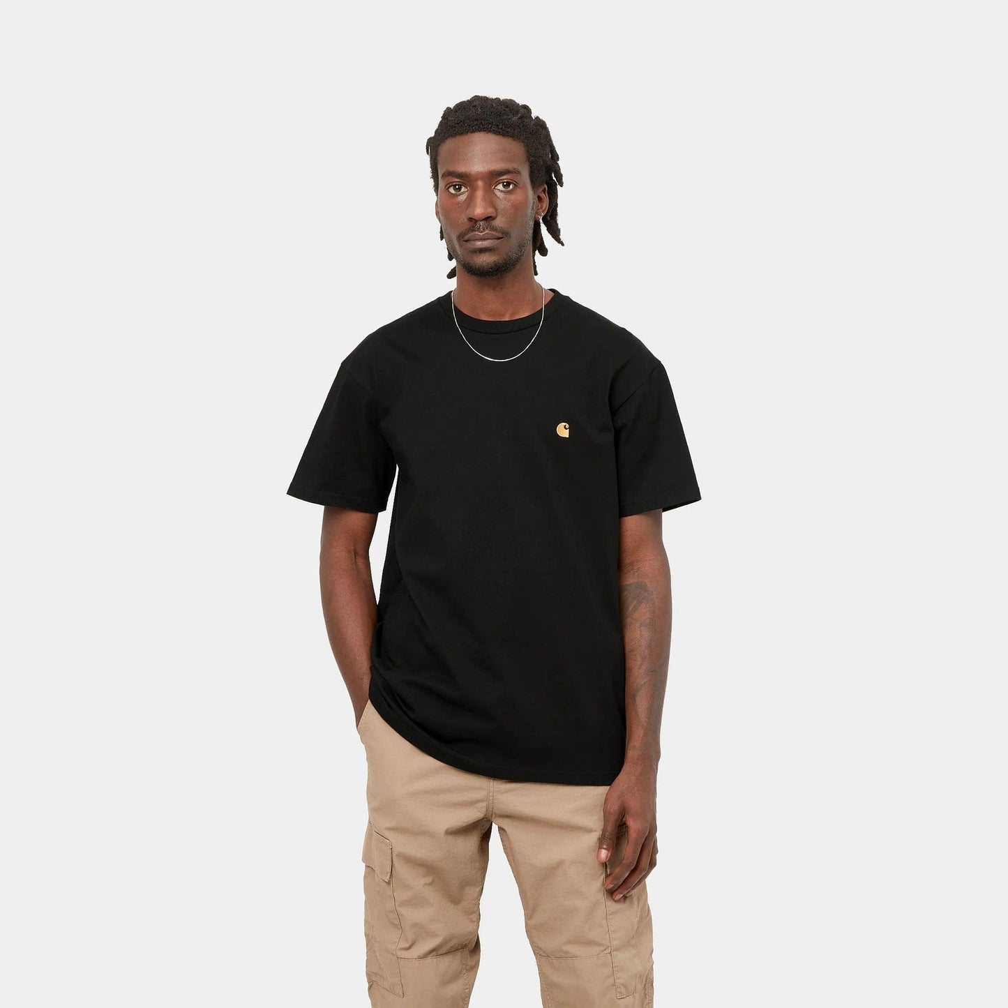 S/S Chase T-shirt - Black/Gold - ect.studio