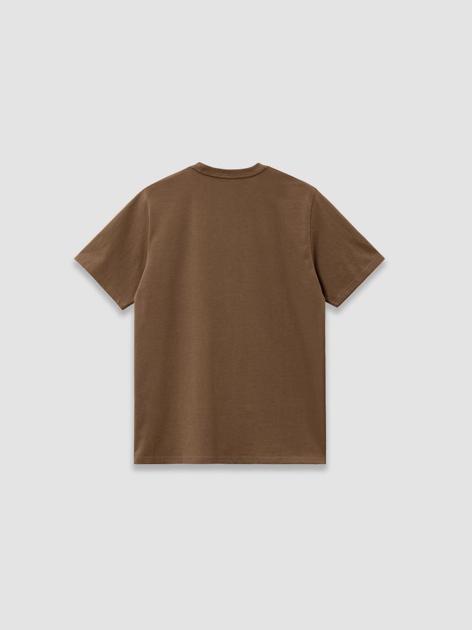 S/S Script Embroidery T - Shirt - Lumber/White - Carhartt WIP - ect.studio
