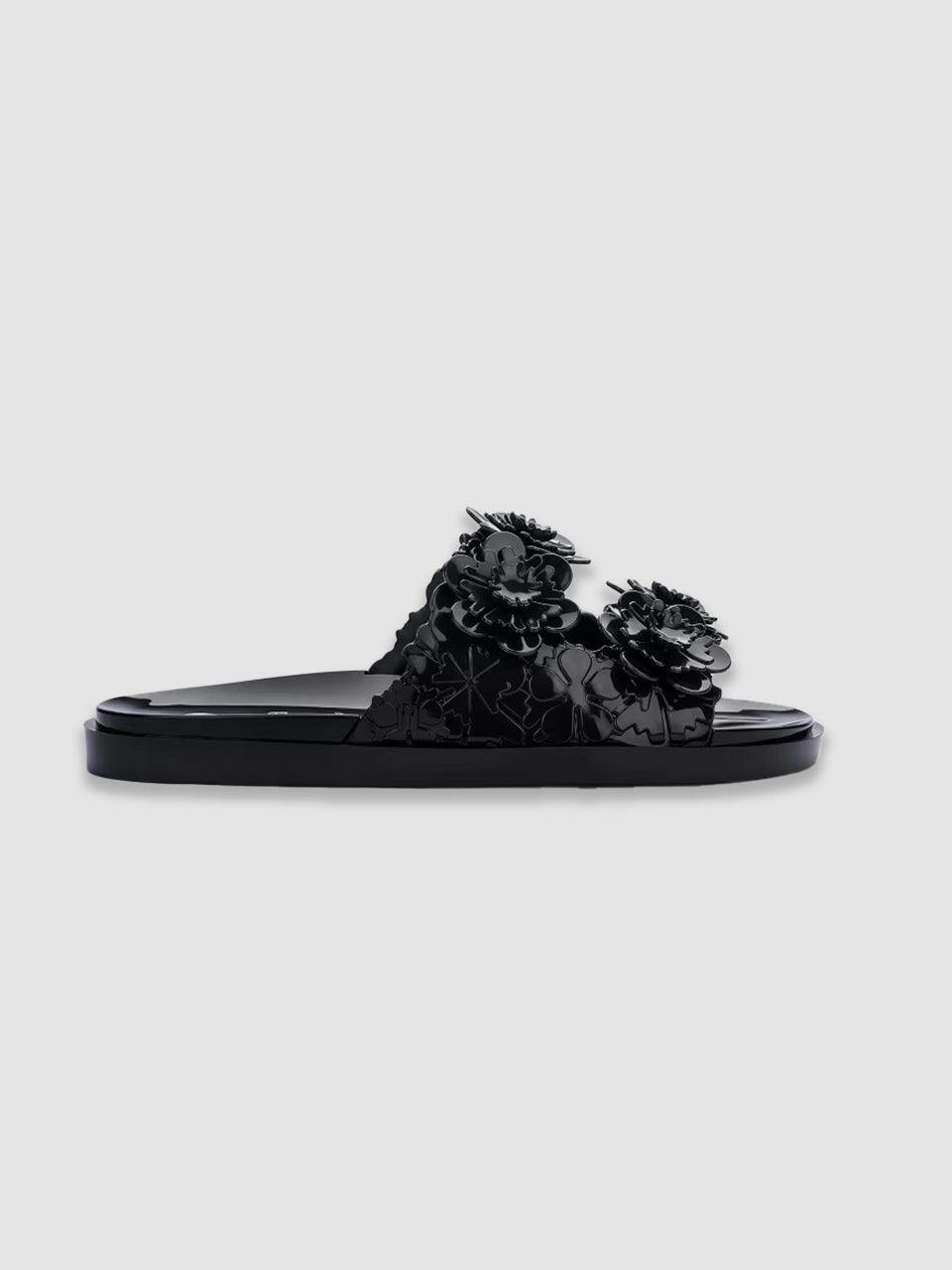 Viktor & Rolf Collab: Wide Blossom Slides - Black