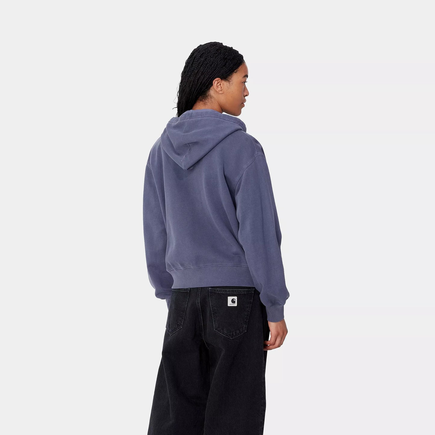 W' Hooded Nelson Sweatshirt Jacket - Aura