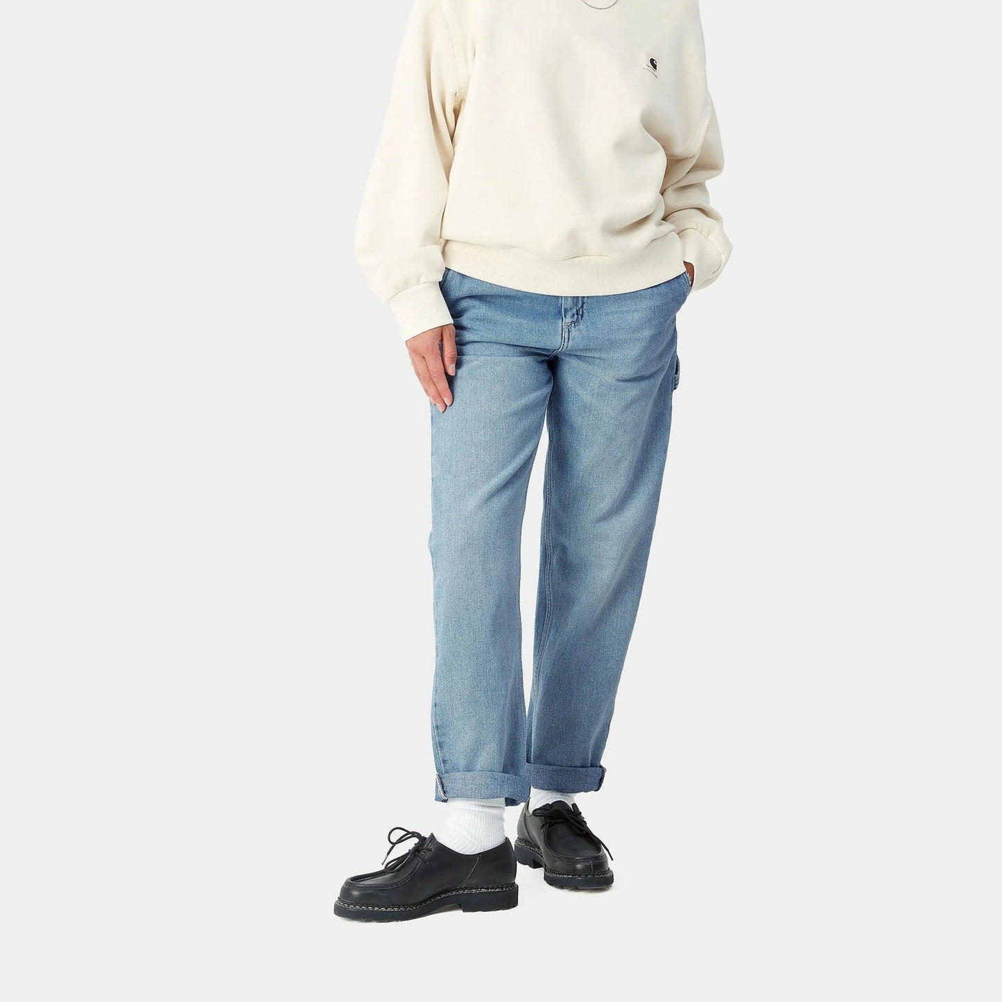 W Pierce Pant - Blue Light Stone Washed - Carhartt WIP - ect.studio