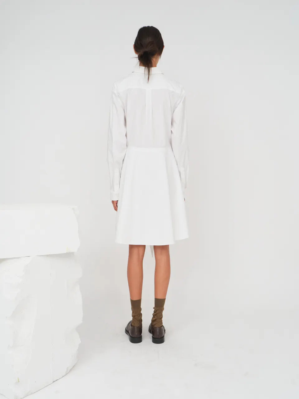 Cyprus Pocket Dress - White