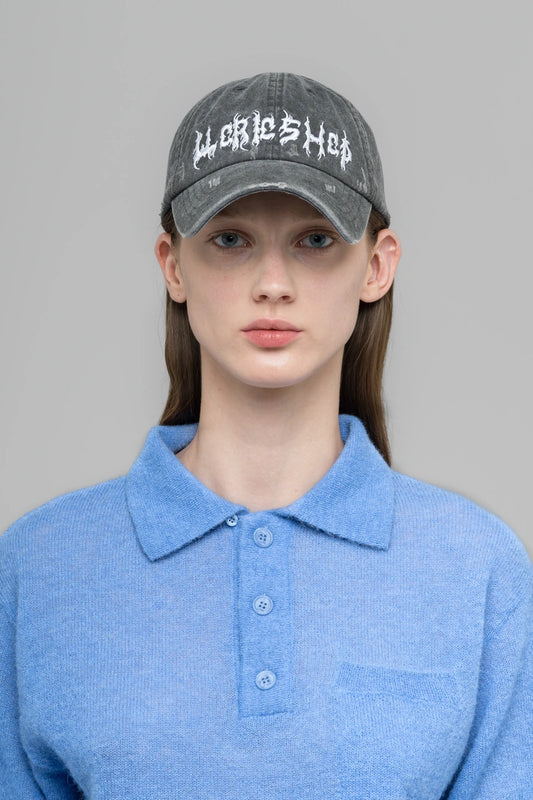 ''Faithless'' Cap - Washed Black