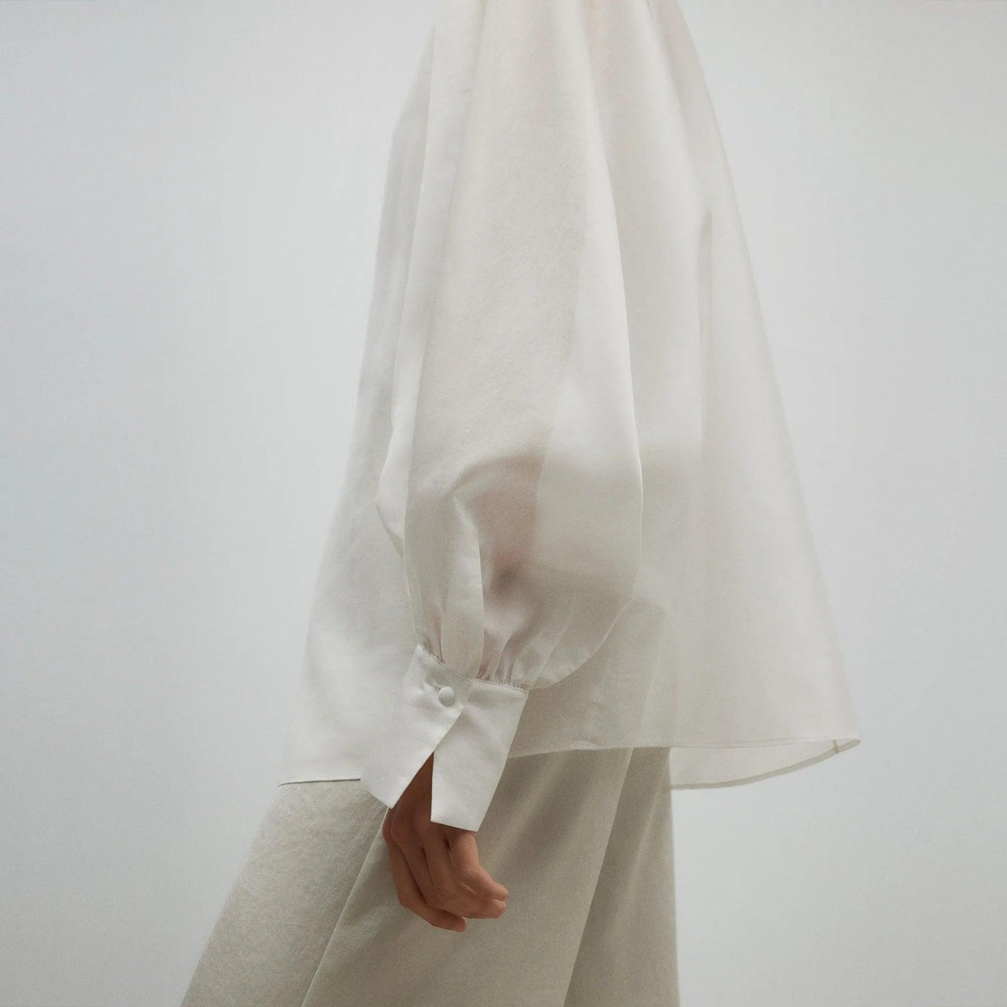 Wide Shirt - White - ect.studio