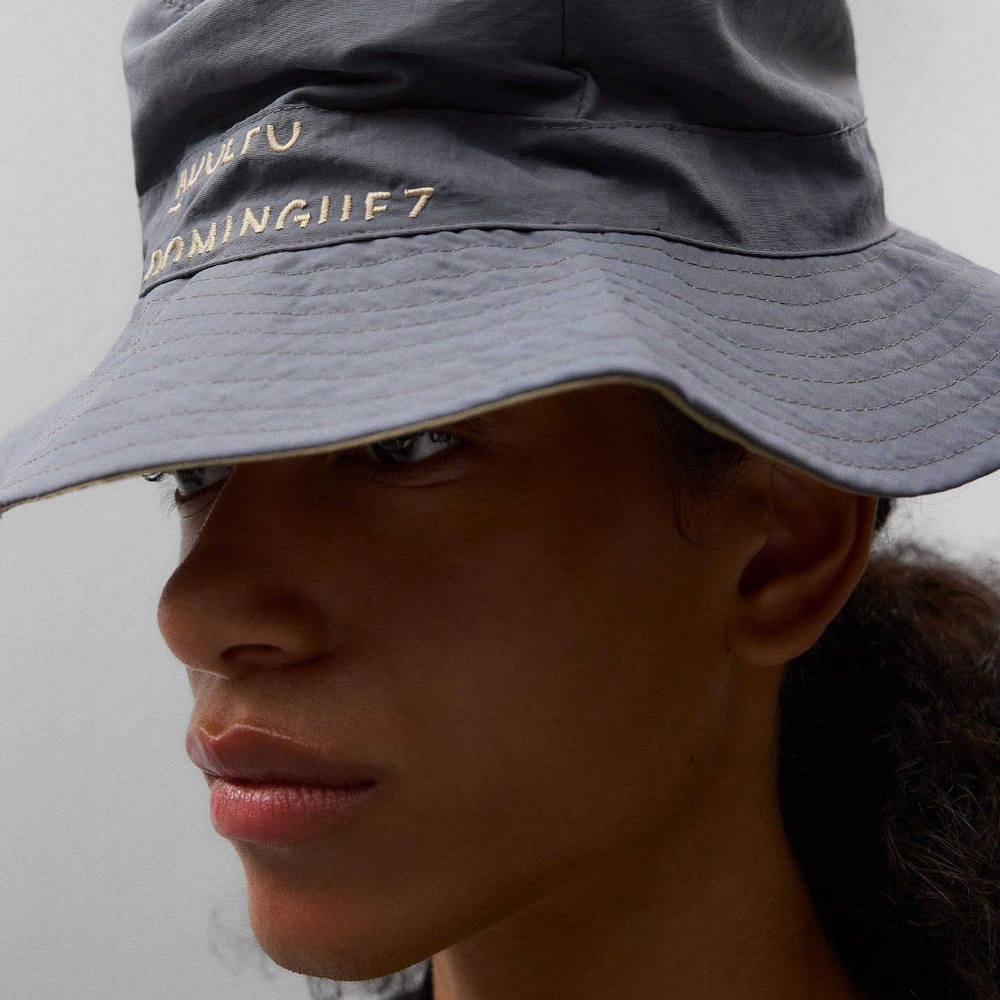 Reversible Water Repellent Bucket Hat - Dark Grey