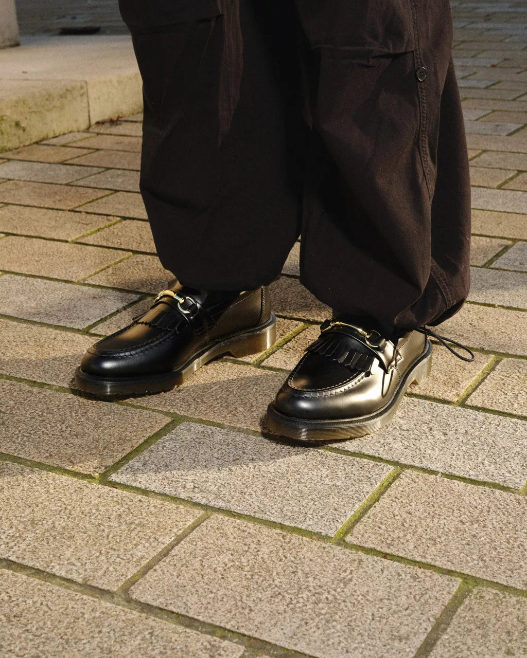 Adrian Snaffle Loafers - Black Polished