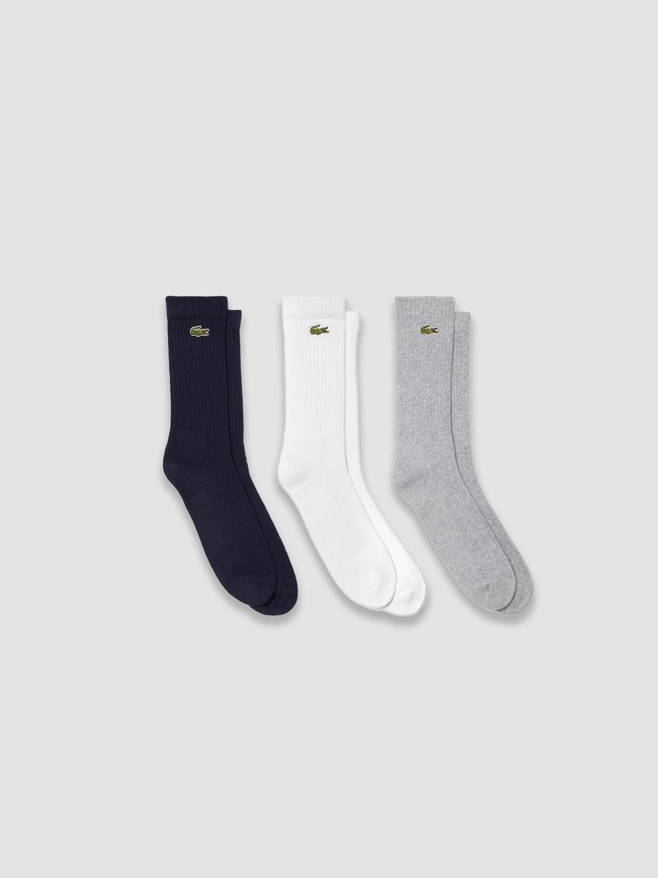 3 Socks In A Pack - Lacoste - ect.studio