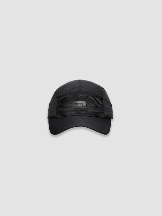 5 Panel Ripstop Cap - Black