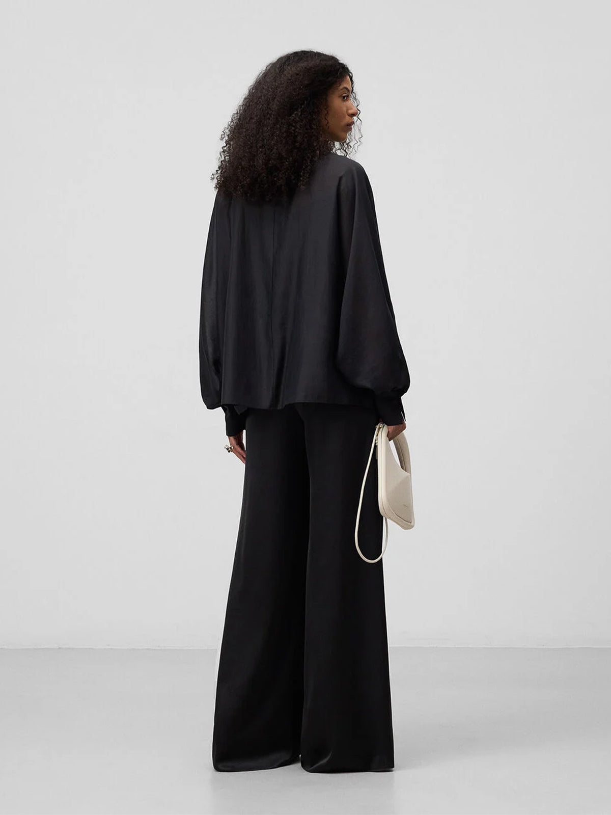 Oversized Semi Sheer Shirt