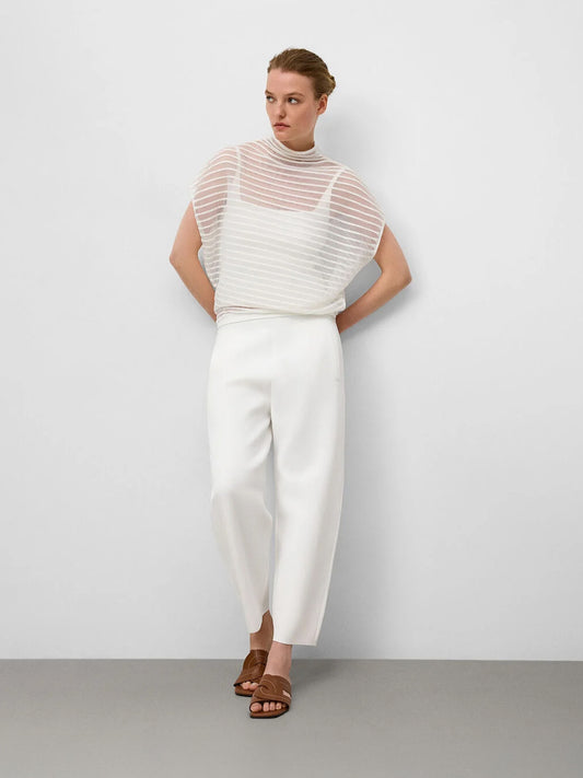 Sheer Striped Sweater Women