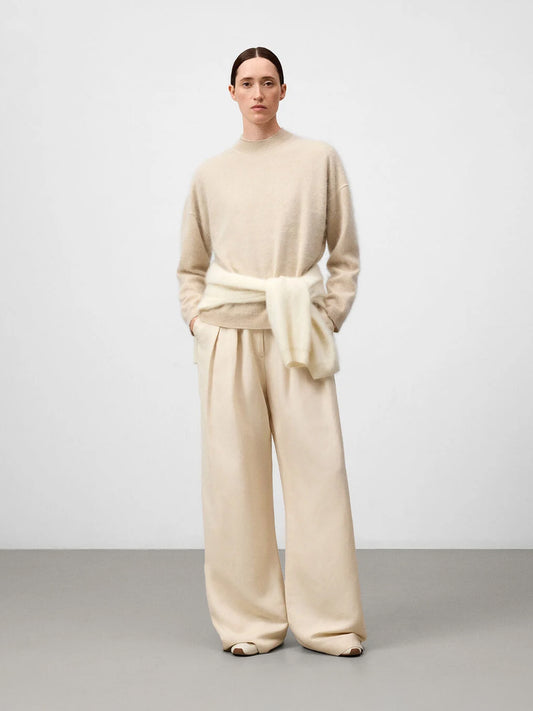 Cashmere Perkins Collar Sweater