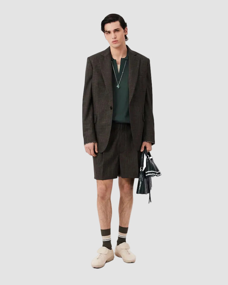 Runway Slim Fit Satin Piqué Polo Shirt