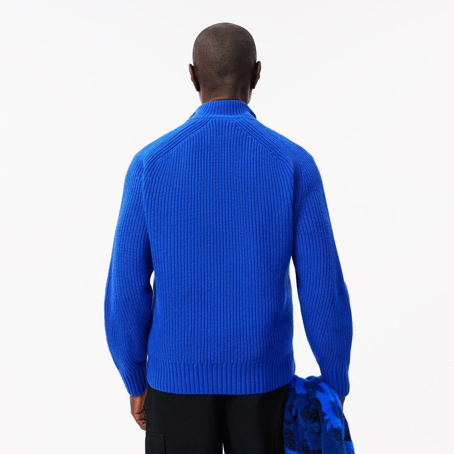 Zip-knit Sweater - Blue