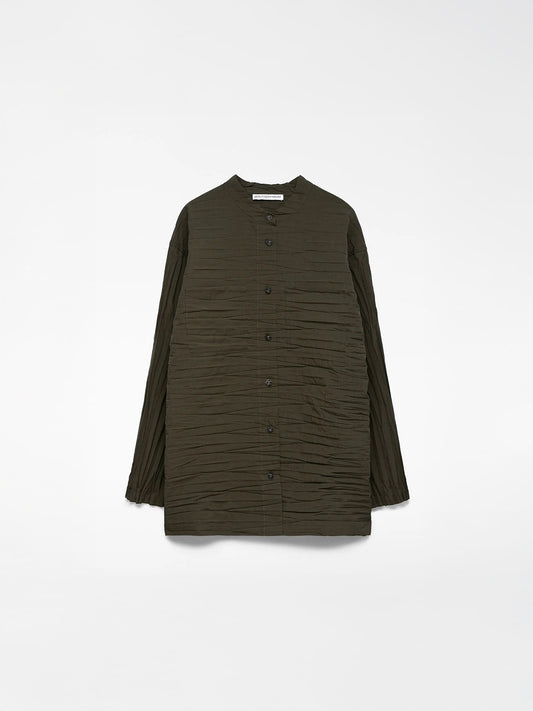 Pleated Overshirt