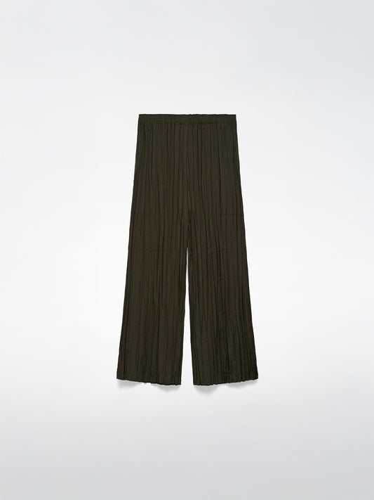 Pleated Wide Leg Trousers