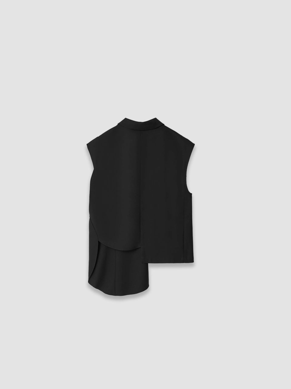 Asymmetrical Vest - Black