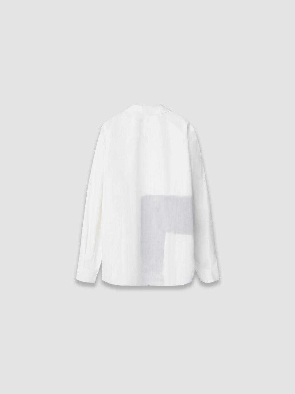 Asymmetrical Shirt - Offwhite - ect.studio