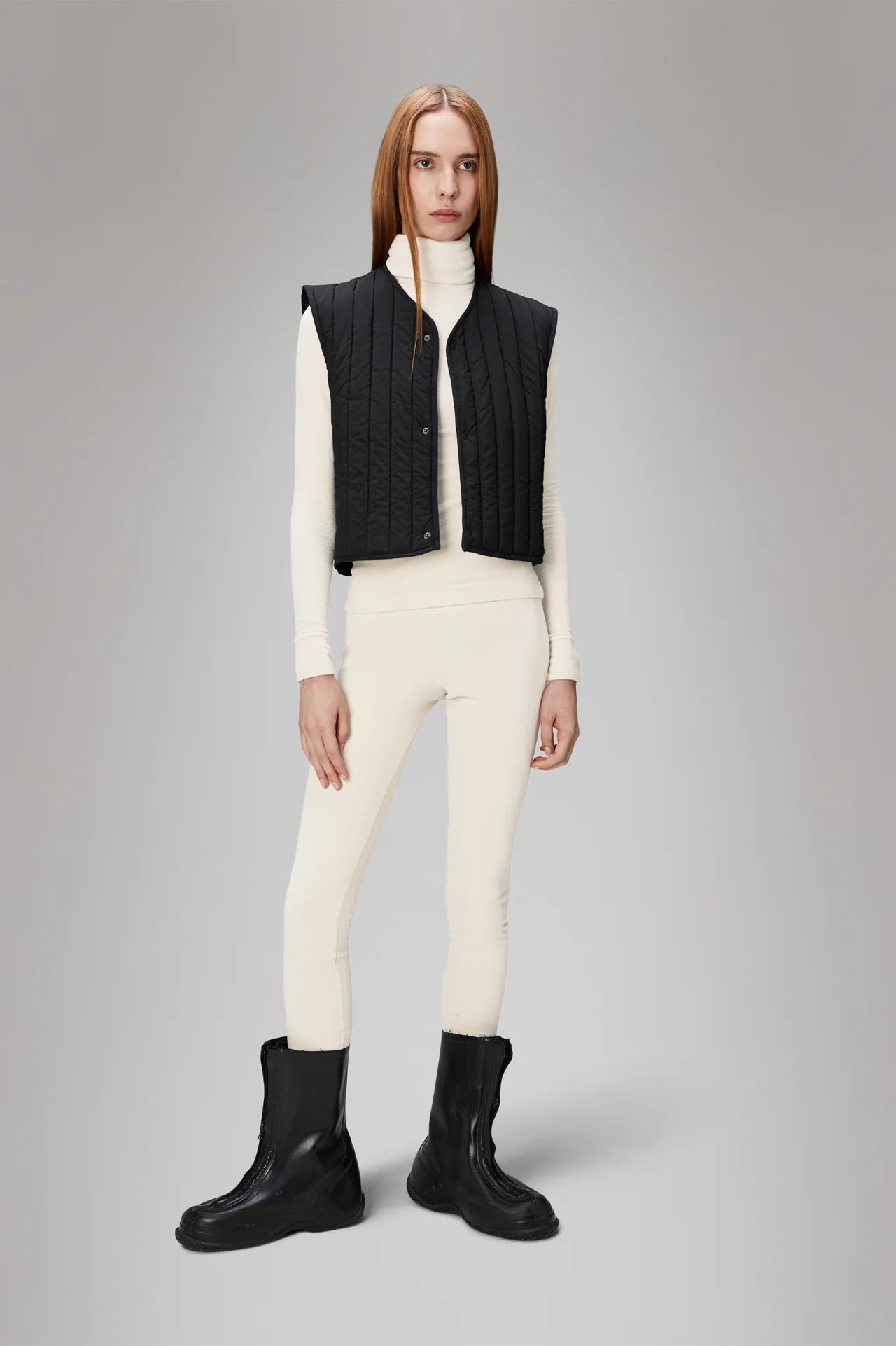 Gilet court Banja pour femme T1 - Noir