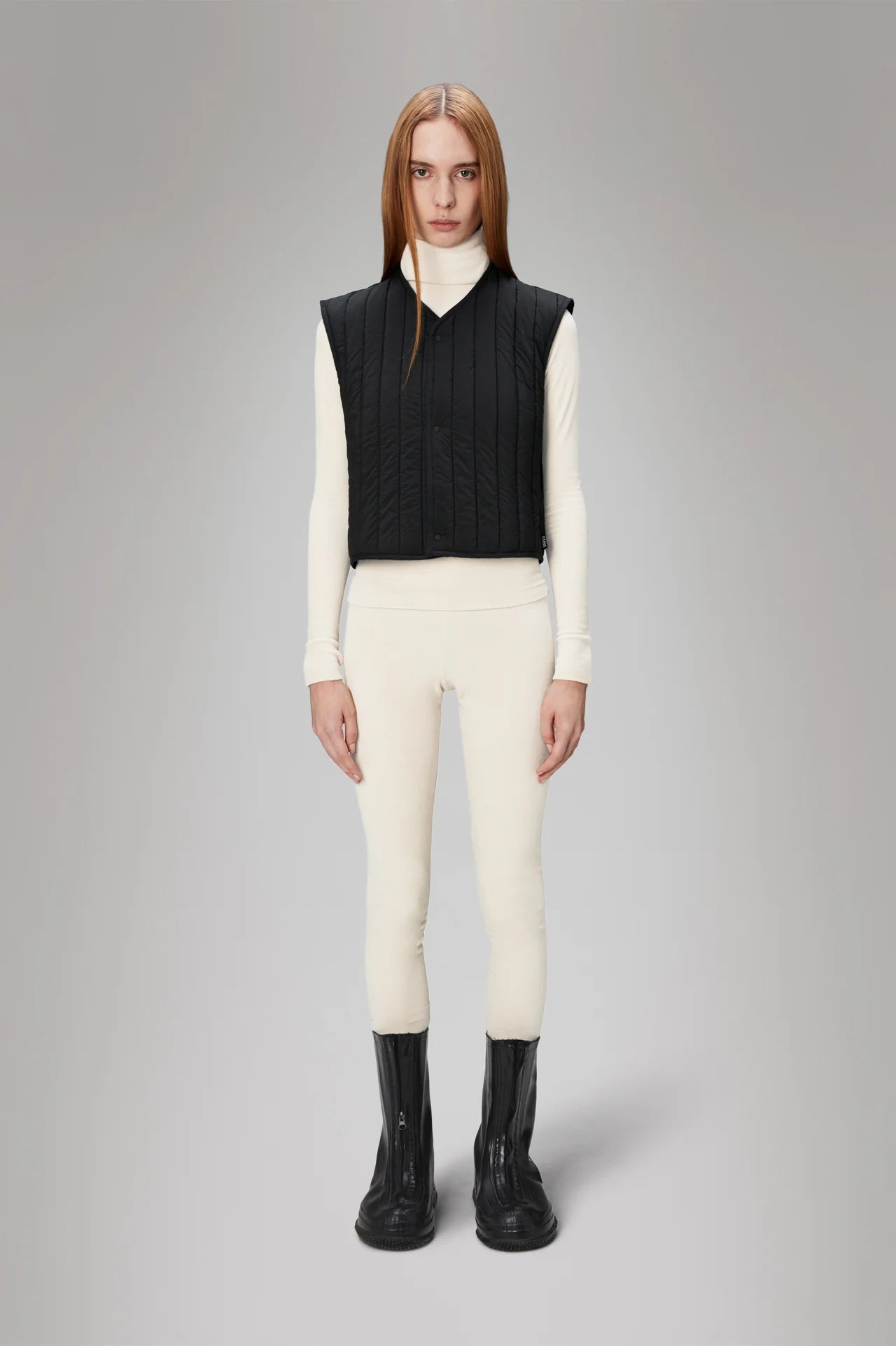 Gilet court Banja pour femme T1 - Noir