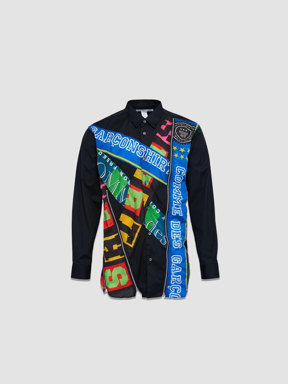 CDG SHIRT Zip Football Shirt