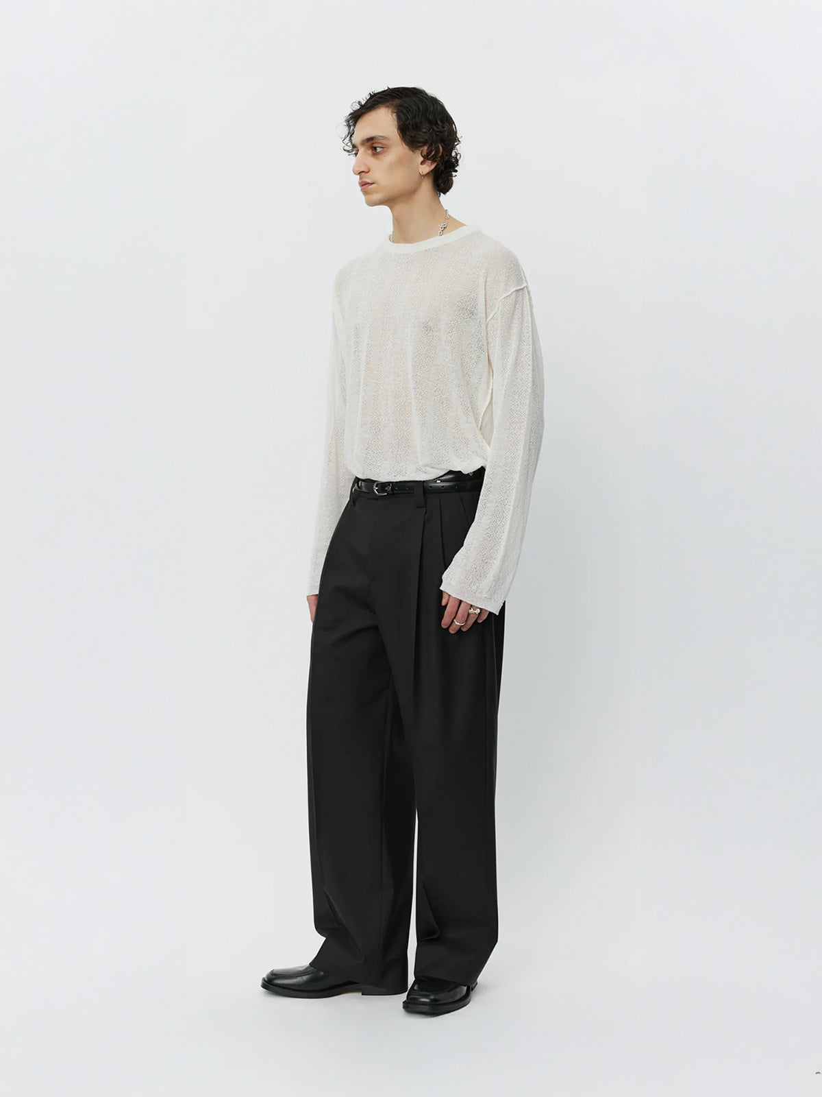 Classic Trousers - Coffee Twill Wool