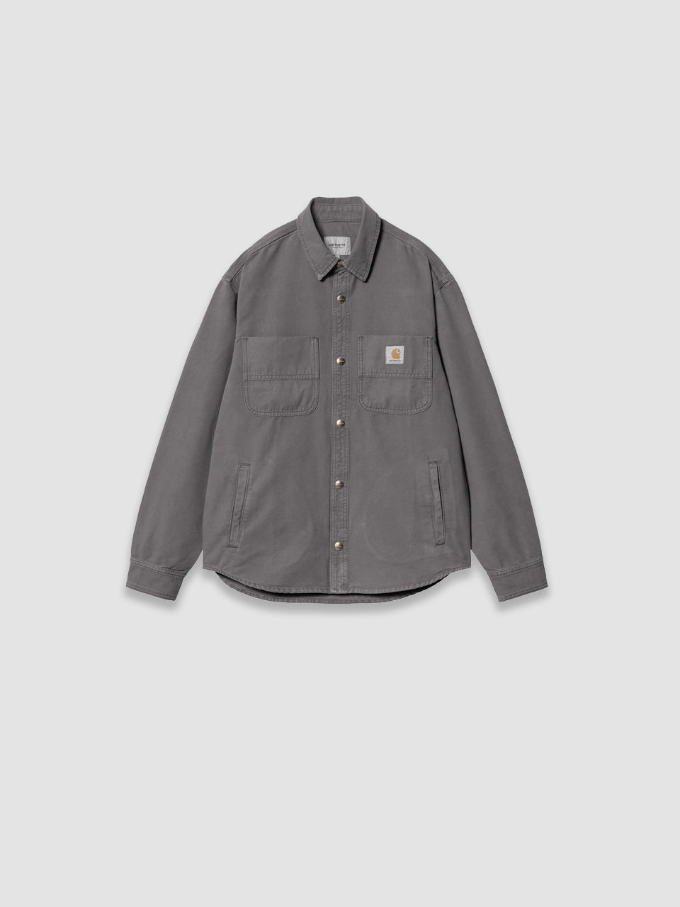 Conro Shirt Jacket - Graphite Stone Dyed