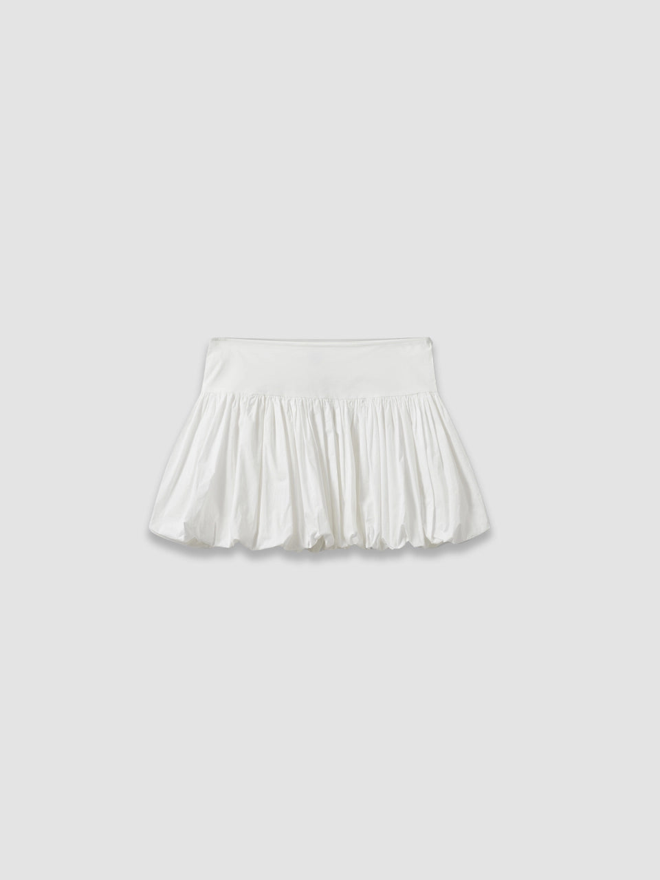 Cyprus Balloon Mini Skirt - White