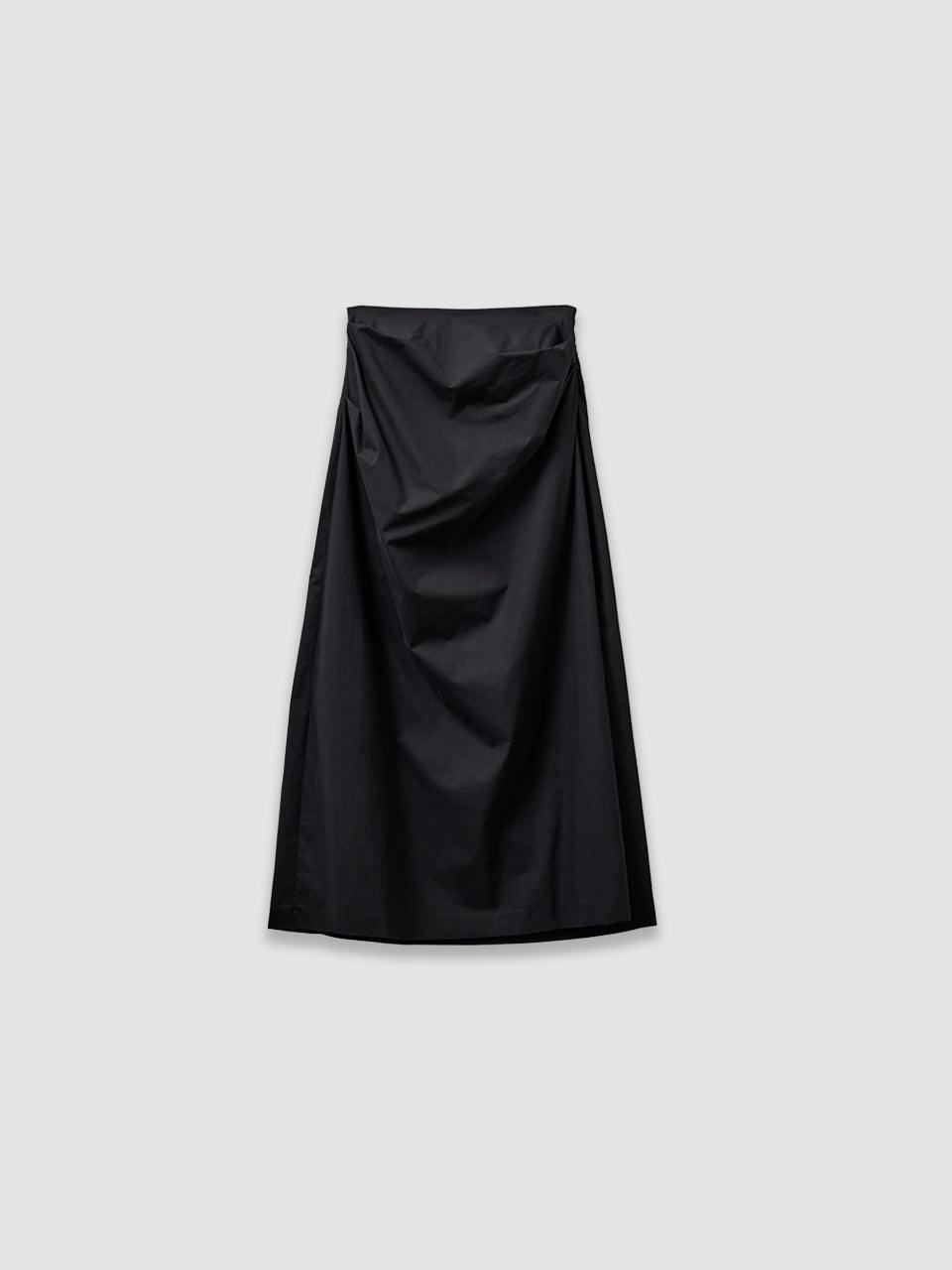 Cyprus Drape Skirt - Black - ect.studio