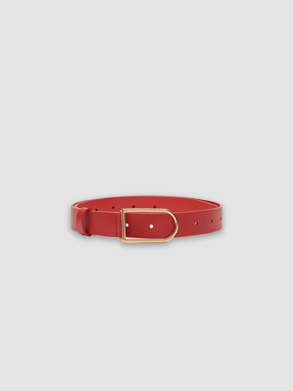 D Clip Belt - Deep Red