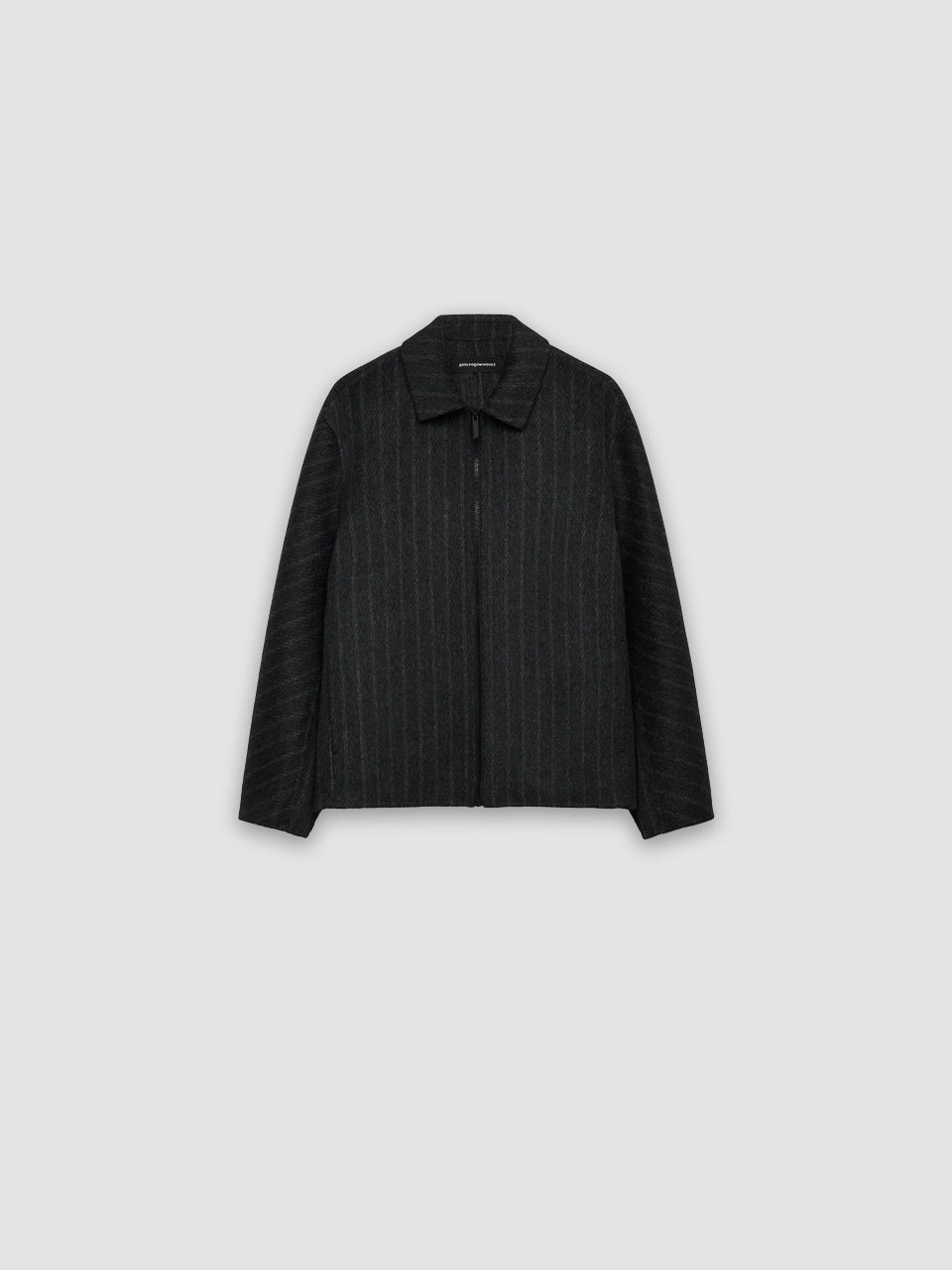 Double-faced Stripe Jacket - Grey Stripe