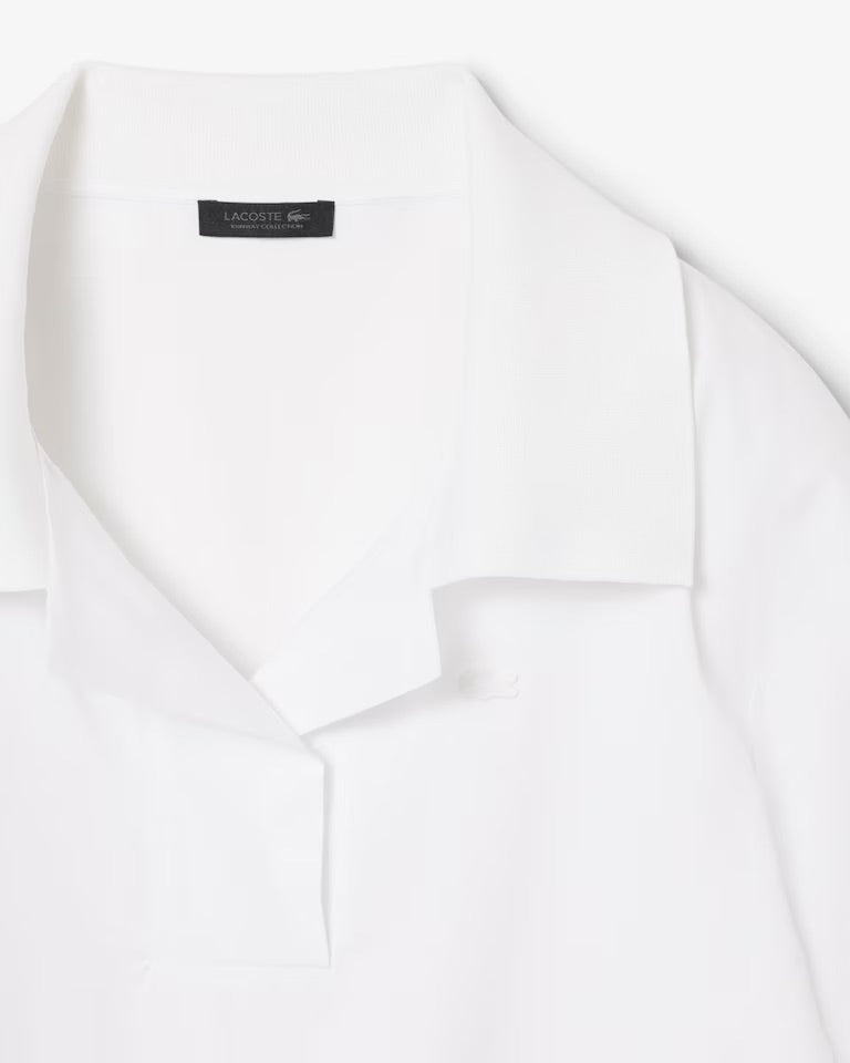 Runway Poplin Polo Collar Playsuit