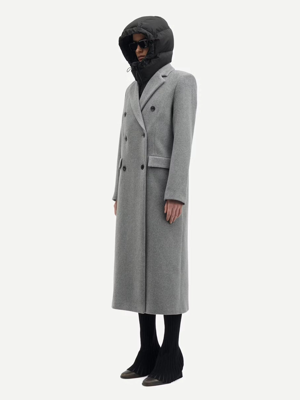 Manteau Falcon - Gris Mel