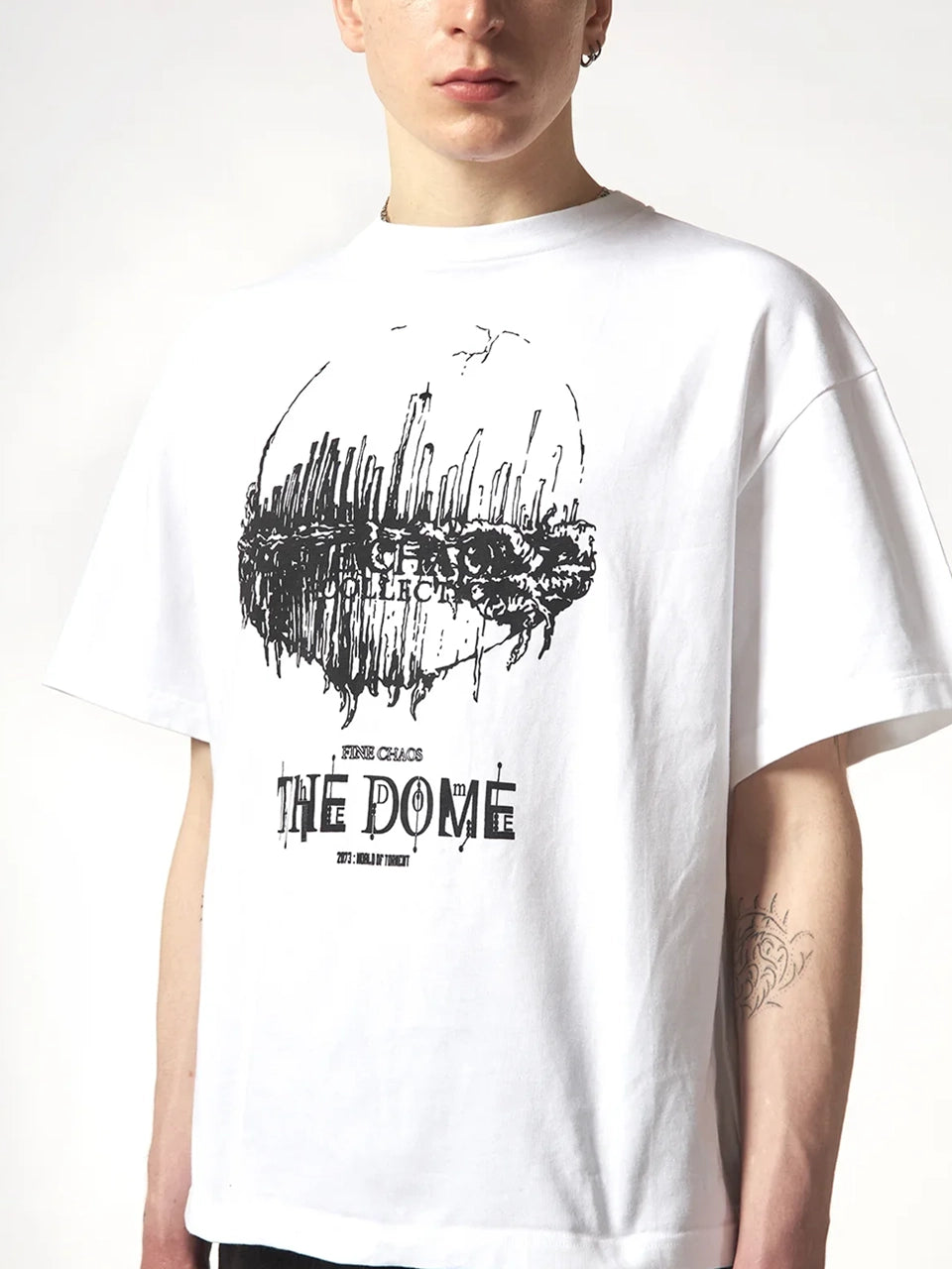 Fear The Dome Muslin T-shirt - White