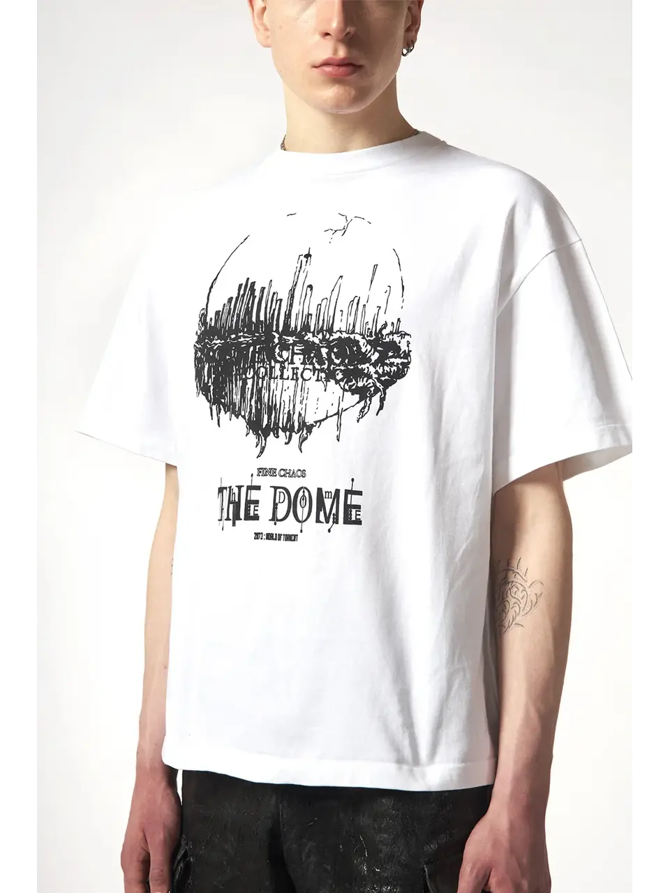 Fear The Dome Muslin T-shirt - White