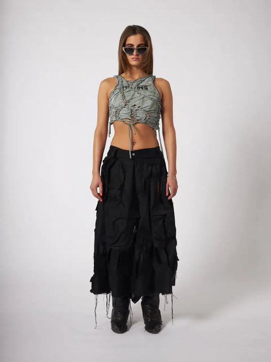 Cargo Skirt - Black