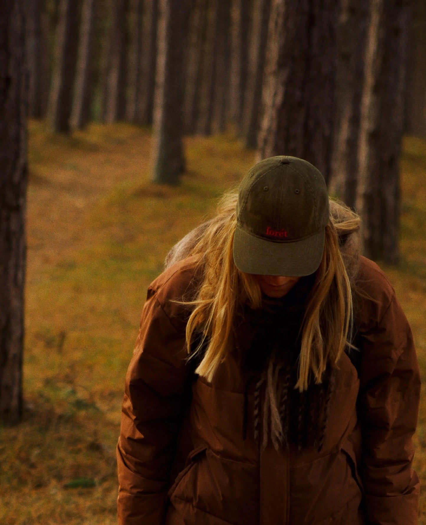 Hawk Washed Cap - Army/Red - ect.studio