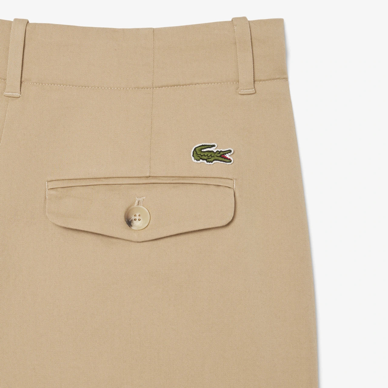 Cotton Blend Dart Front Pants - Viennese