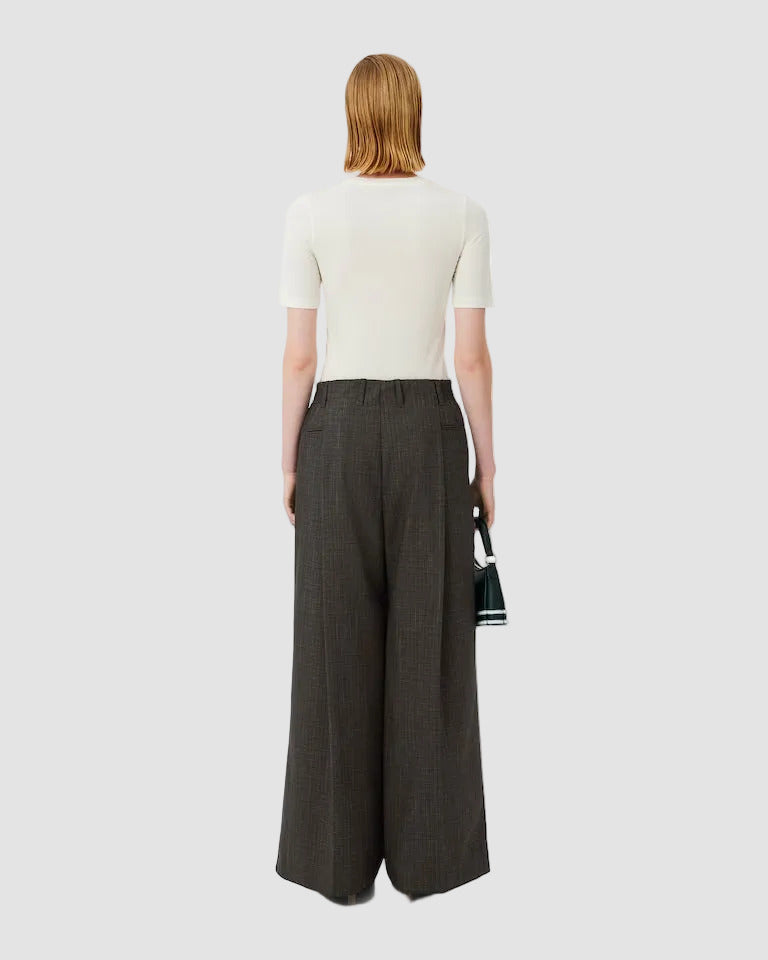 Runway Oversized Tailored Wool Pants