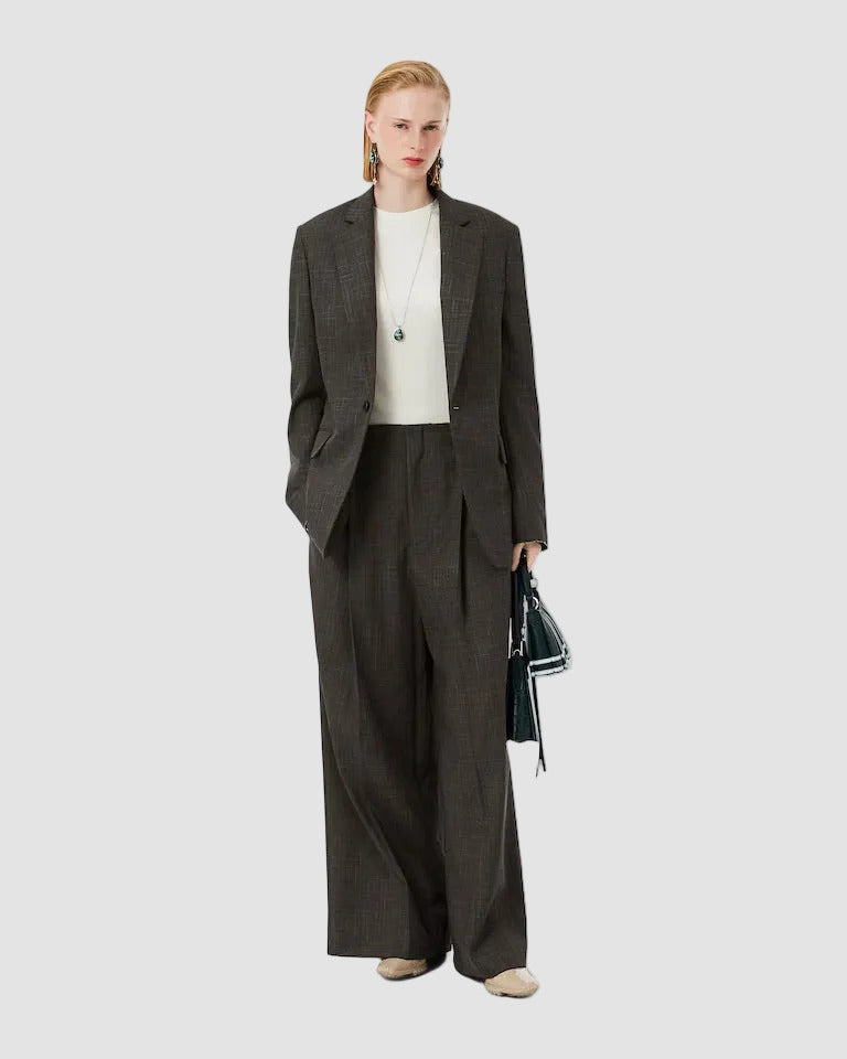 Runway Oversized Tailored Wool Pants