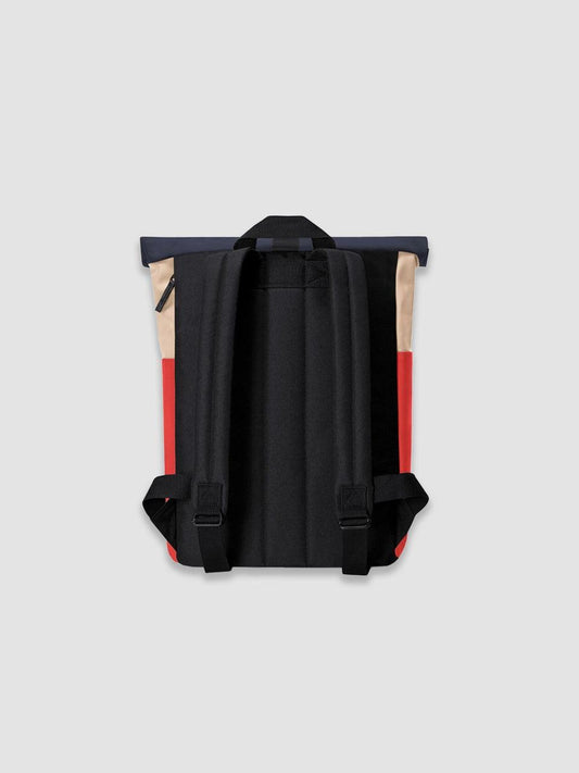 Hajo Mini Lotus Backpack - Light Almond/Red - ect.studio