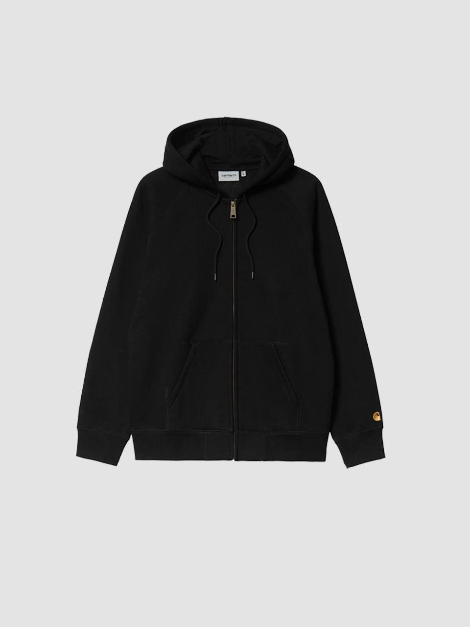 Hooded Chase Jacket - Black/Gold - ect.studio