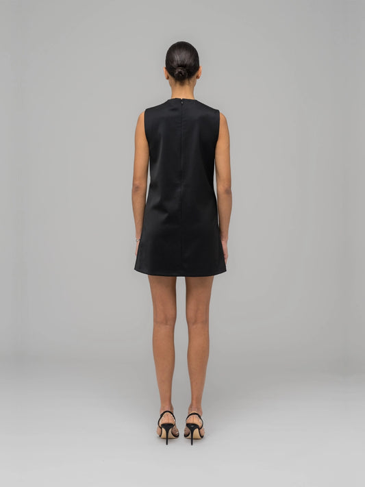 ''Hot Girl Walk'' Shift Mini Dress - Black