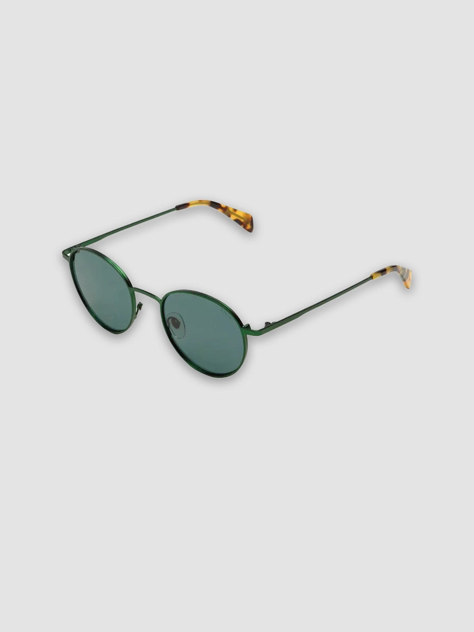 James Sunglasses - Green Satin Cavee