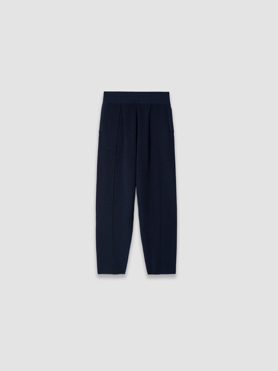 Knitted Pants - Navy Blue - ect.studio