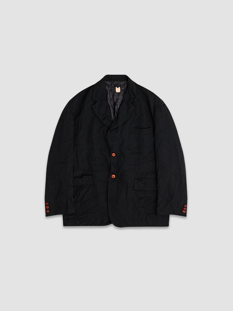 Men's Oversized Woven Jacket - Black