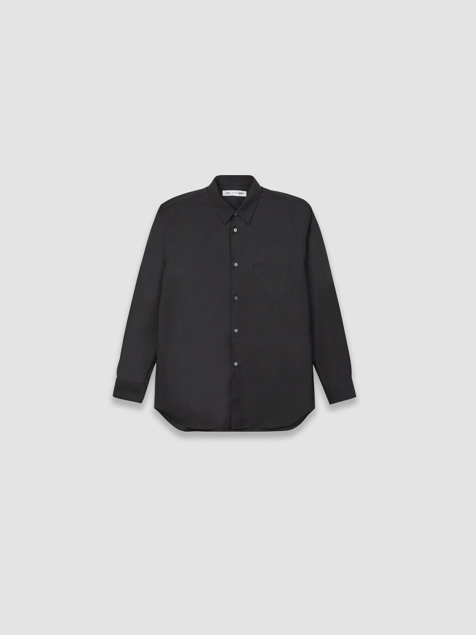 Chemise en laine tissée pour homme - Noir