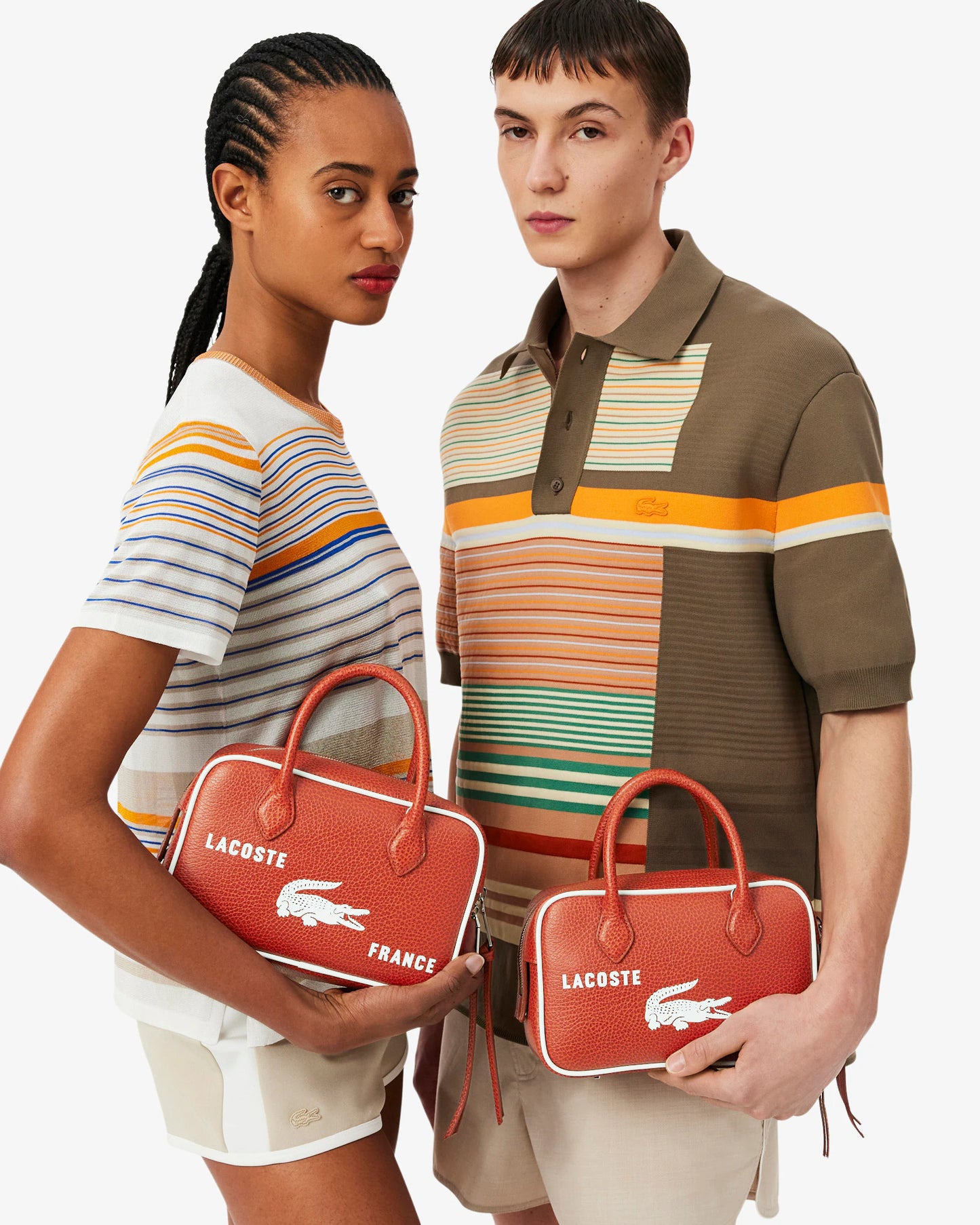 Runway Printed Small Leather Sportsbag