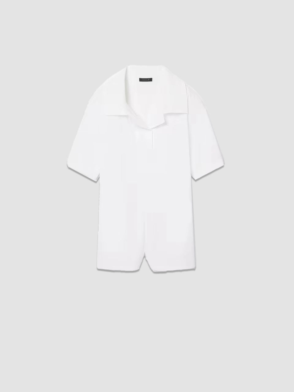 Runway Poplin Polo Collar Playsuit