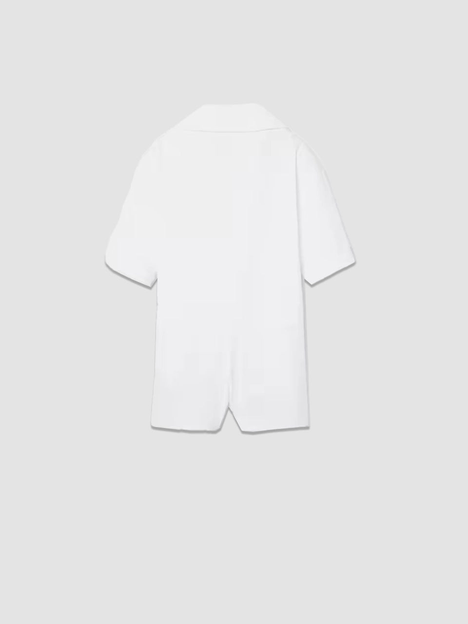 Runway Poplin Polo Collar Playsuit