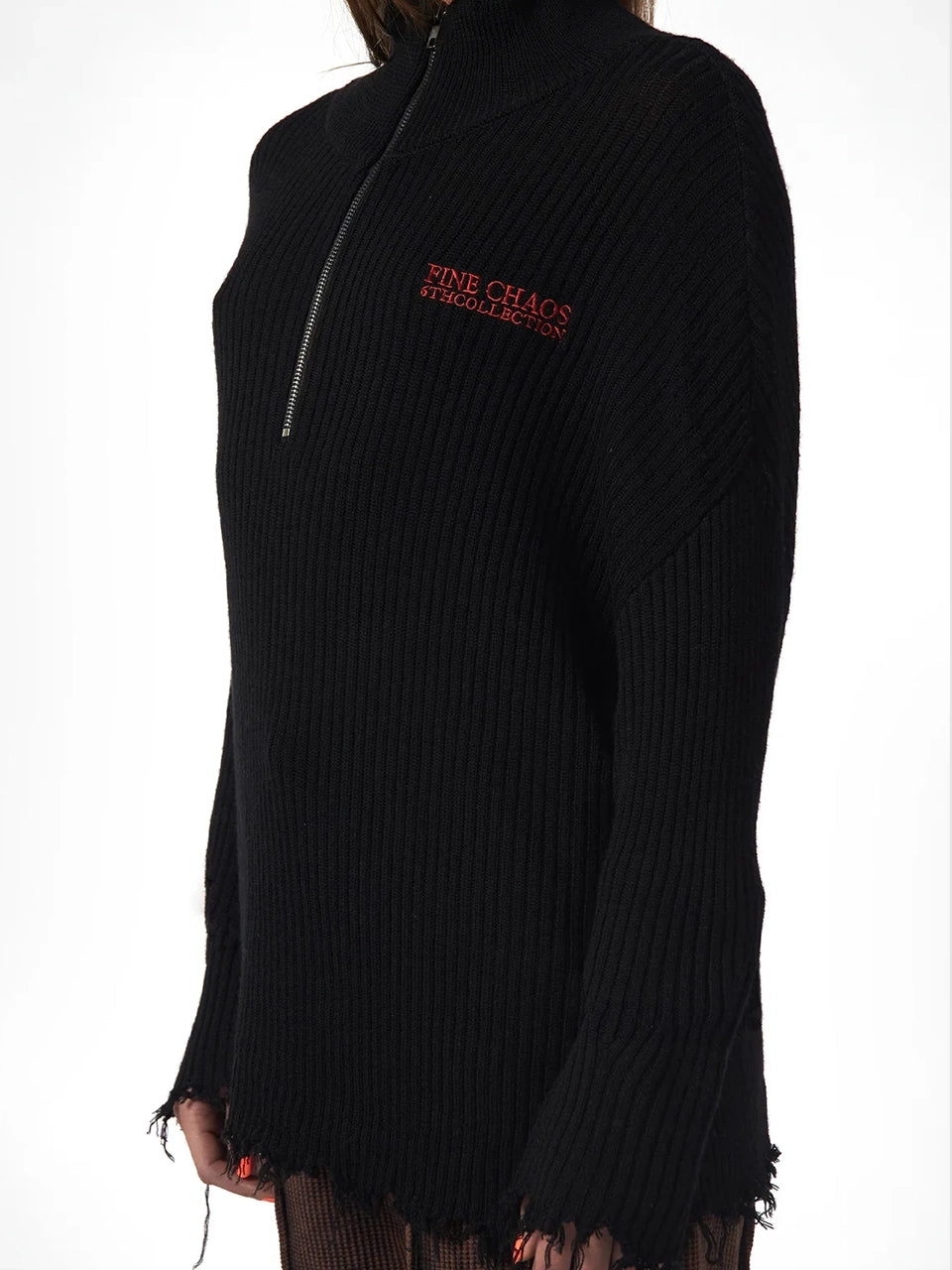 Outlaw Knit Sweater - Black